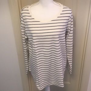 Lands’ End Striped Top NWT